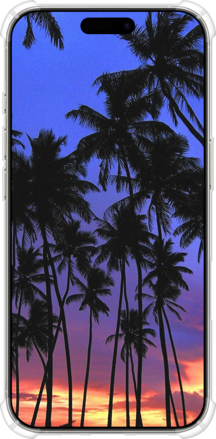 Силіконовий протиударний с посиленими кутами чехол Пальми для Apple iPhone 16 Pro - 4324sp-3708 изображение 