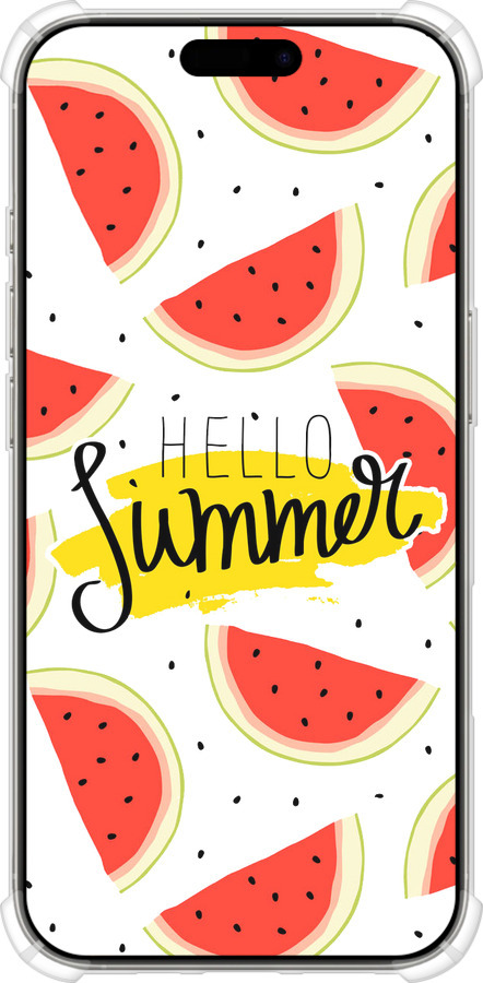 Силикон с усиленными углами чехол Hello Summer для Apple iPhone 16 Pro - 4356sp-3708 изображение 