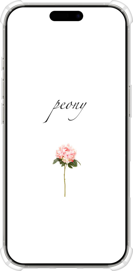 Силикон с усиленными углами чехол Пион для Apple iPhone 16 Pro - 4366sp-3708 изображение 