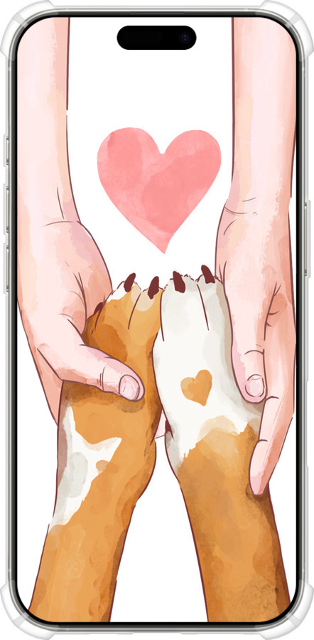 Силіконовий протиударний с посиленими кутами чехол Дружба для Apple iPhone 16 Pro - 4410sp-3708 изображение 