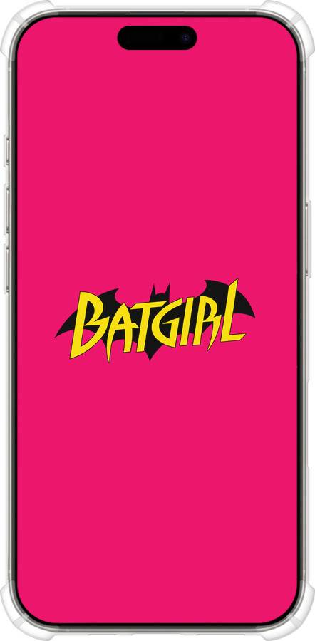 Силіконовий протиударний с посиленими кутами чехол bat girl для Apple iPhone 16 Pro - 4533sp-3708 изображение 