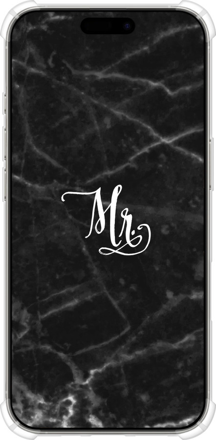 Силикон с усиленными углами чехол Мрамор1 для Apple iPhone 16 Pro - 4582sp-3708 изображение 