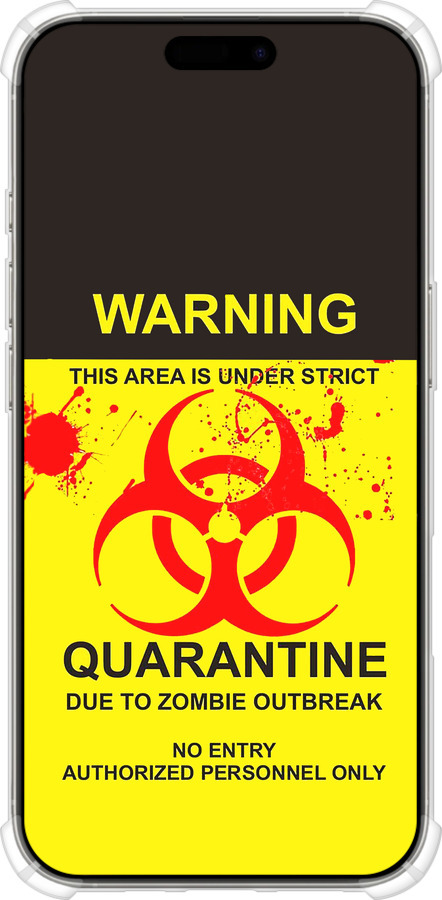 Силіконовий протиударний с посиленими кутами чехол Biohazard 9 для Apple iPhone 16 Pro - 4825sp-3708 изображение 