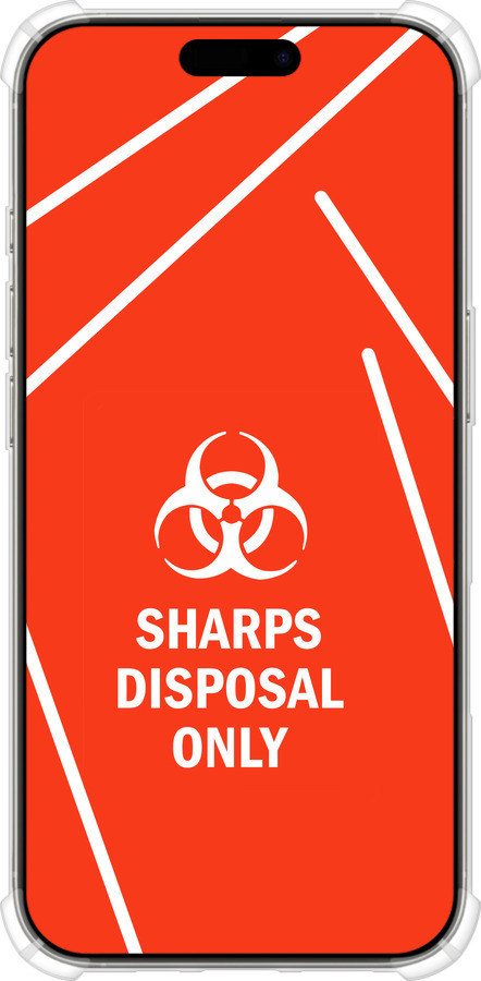 Силикон с усиленными углами чехол biohazard 27 для Apple iPhone 16 Pro - 4843sp-3708 изображение 