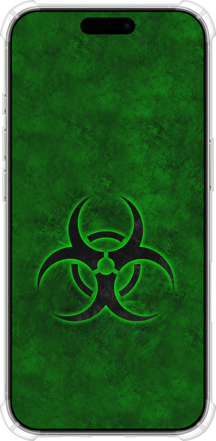 Силикон с усиленными углами чехол biohazard 30 для Apple iPhone 16 Pro - 4848sp-3708 изображение 