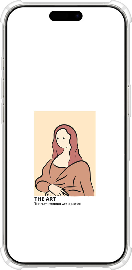 Силикон с усиленными углами чехол The art для Apple iPhone 16 Pro - 4890sp-3708 изображение 