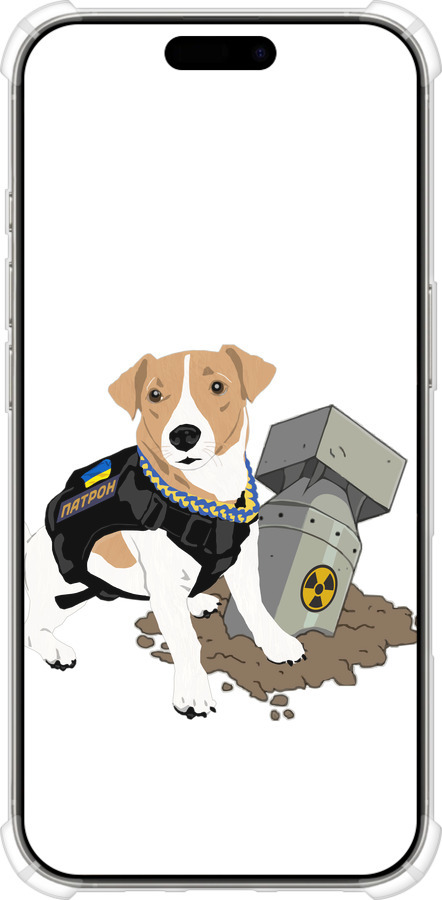 Силикон с усиленными углами чехол Патрон v2 для Apple iPhone 16 Pro - 5321sp-3708 изображение 