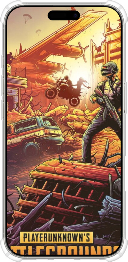 Силикон с усиленными углами чехол № 5377 для Apple iPhone 16 Pro - 5377sp-3708 изображение 