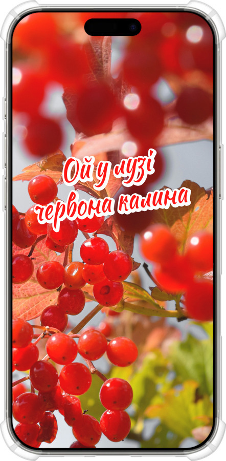 Силіконовий протиударний с посиленими кутами чехол Калина для Apple iPhone 16 Pro - 5454sp-3708 изображение 
