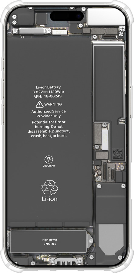 Силикон с усиленными углами чехол Детали смартфона для Apple iPhone 16 Pro - 5487sp-3708 изображение 