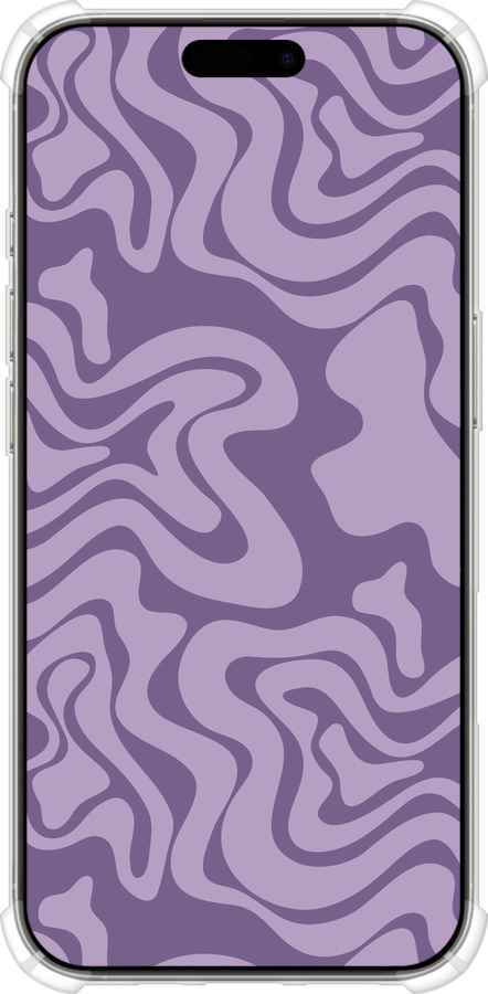 Силикон с усиленными углами чехол Абстрактный узор v2 для Apple iPhone 16 Pro - 5572sp-3708 изображение 