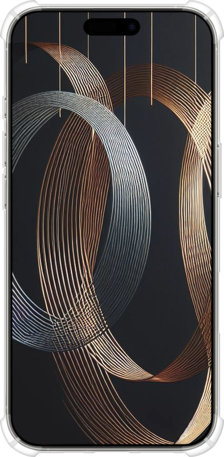 Силіконовий протиударний с посиленими кутами чехол Симфонія для Apple iPhone 16 Pro - 5835sp-3708 изображение 