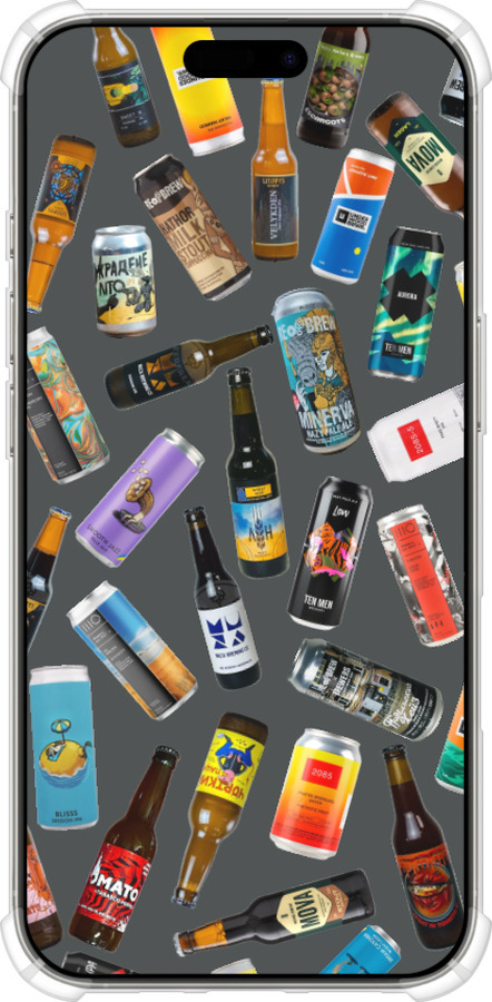 Силикон с усиленными углами чехол Броварни для Apple iPhone 16 Pro - 5879sp-3708 изображение 