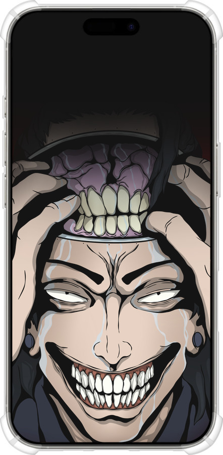 Силикон с усиленными углами чехол Магическая Битва Kenjaku для Apple iPhone 16 Pro - 6151sp-3708 изображение 