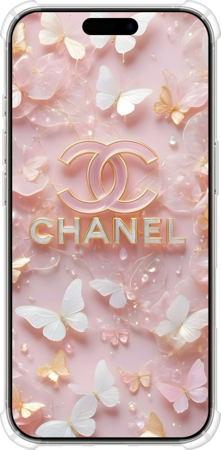 Силикон с усиленными углами чехол Шанель для Apple iPhone 16 Pro - 6366sp-3708 изображение 