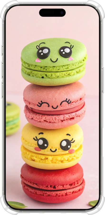 Силіконовий протиударний с посиленими кутами чехол Печиво для Apple iPhone 16 Pro - 6693sp-3708 изображение 