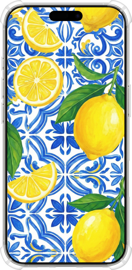 Силикон с усиленными углами чехол Grocery Girl Italian Summer для Apple iPhone 16 Pro - 6766sp-3708 изображение 