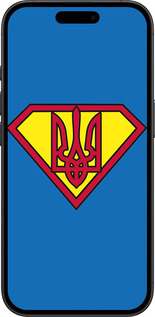 TPU чехол Супер Тризуб для Apple iPhone 16 - 1164b-3709 изображение 