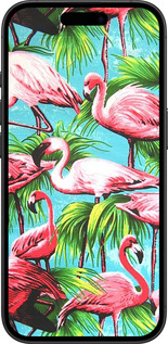 TPU чехол Tropical background для Apple iPhone 16 - 4016b-3709 изображение 