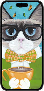 TPU чехол Cat&Coffee для Apple iPhone 16 - 4053b-3709 изображение 