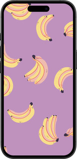 TPU чехол Банани для Apple iPhone 16 - 4312b-3709 изображение 