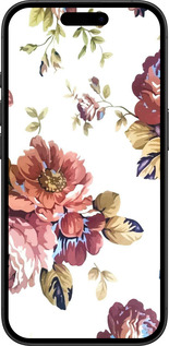 TPU чехол Vintage flowers для Apple iPhone 16 - 4333b-3709 изображение 