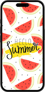 TPU чехол Hello Summer для Apple iPhone 16 - 4356b-3709 изображение 