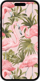 TPU чехол Фламінго 2 для Apple iPhone 16 - 4360b-3709 изображение 