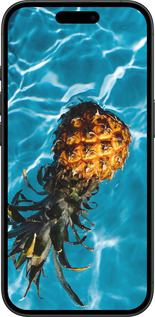 TPU чехол Ананас на воді для Apple iPhone 16 - 4384b-3709 изображение 