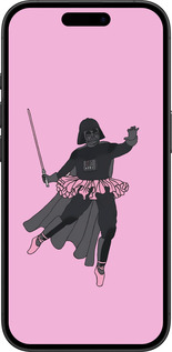 TPU чехол Pink Wader для Apple iPhone 16 - 4456b-3709 изображение 