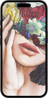 TPU чехол Head Flower для Apple iPhone 16 - 4460b-3709 изображение 