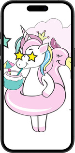 TPU чехол Crown Unicorn для Apple iPhone 16 - 4660b-3709 изображение 