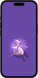 TPU чехол Кот2 для Apple iPhone 16 - 4676b-3709 изображение 