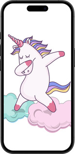 TPU чехол Единорог для Apple iPhone 16 - 4702b-3709 изображение 