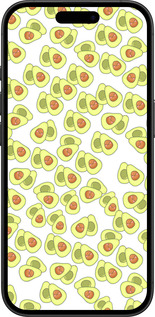 TPU чехол Весёлые авокадо для Apple iPhone 16 - 4799b-3709 изображение 
