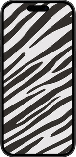 TPU чехол Классическая зебра для Apple iPhone 16 - 4874b-3709 изображение 