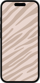 TPU чехол Зебра беж для Apple iPhone 16 - 4875b-3709 изображение 