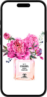 TPU чехол Chanel для Apple iPhone 16 - 4906b-3709 изображение 