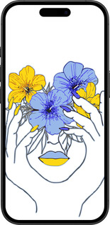 TPU чехол Девушка v4 для Apple iPhone 16 - 5276b-3709 изображение 