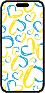 TPU чехол Сердца UA для Apple iPhone 16 - 5292b-3709 изображение 