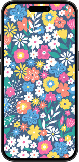 TPU чехол Квітковий фон v4 для Apple iPhone 16 - 5494b-3709 изображение 