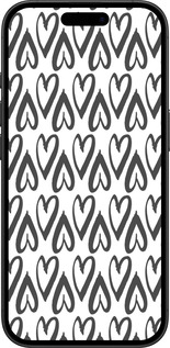 TPU чехол Сердца v2 для Apple iPhone 16 - 5497b-3709 изображение 