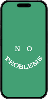 TPU чехол No Problems для Apple iPhone 16 - 5573b-3709 изображение 
