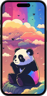 TPU чехол Панда в хмарах для Apple iPhone 16 - 5585b-3709 изображение 
