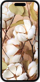 TPU чехол Хлопок для Apple iPhone 16 - 5665b-3709 изображение 