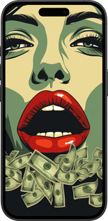 TPU чехол Big money 2 для Apple iPhone 16 - 5668b-3709 изображение 