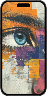 TPU чехол Кольорова фреска для Apple iPhone 16 - 6032b-3709 изображение 