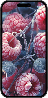 TPU чехол Морозні ягоди для Apple iPhone 16 - 6033b-3709 изображение 