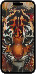TPU чехол Mini tiger для Apple iPhone 16 - 6052b-3709 изображение 