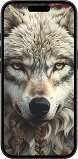 TPU чехол Волчий взгляд для Apple iPhone 16 - 6066b-3709 изображение 